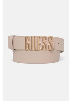 Guess pasek MERIDIAN damski kolor różowy BW9113 P4235 ze sklepu ANSWEAR.com w kategorii Paski damskie - zdjęcie 174809383