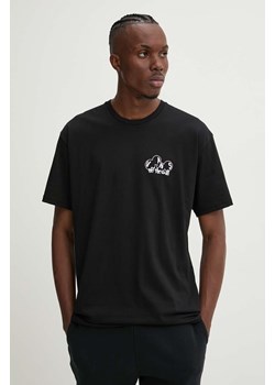 Vans t-shirt bawełniany męski kolor czarny z nadrukiem VN000HG2BLK1 ze sklepu ANSWEAR.com w kategorii T-shirty męskie - zdjęcie 174809691