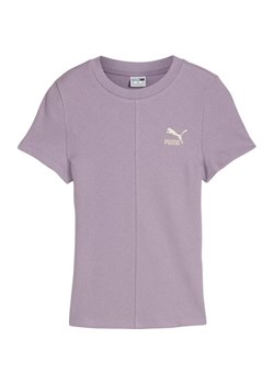 Koszulka damska Classics Ribbed Slim Tee Puma ze sklepu SPORT-SHOP.pl w kategorii Bluzki damskie - zdjęcie 174810242