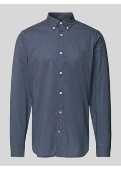 Koszula casualowa o kroju slim fit z kołnierzykiem typu button down ze sklepu Peek&Cloppenburg  w kategorii Koszule męskie - zdjęcie 174810983