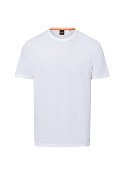 BOSS Orange T-shirt męski Mężczyźni Bawełna biały marmurkowy ze sklepu vangraaf w kategorii T-shirty męskie - zdjęcie 174815690