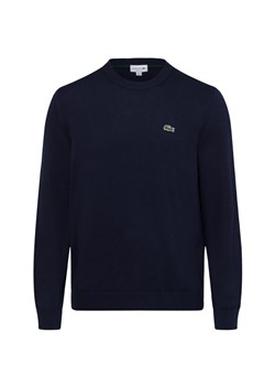 Lacoste Męski sweter z dzianiny Mężczyźni granatowy jednolity - id: 716508-0003-00050 - marki Lacoste - 174817143 Lacoste Męski sweter z dzianiny Mężczyźni granatowy jednolity ze sklepu vangraaf w kategorii Swetry męskie - zdjęcie 174817143