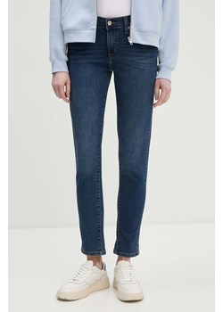 Levi&apos;s jeansy MID RISE BOYFRIEND damskie kolor granatowy ze sklepu ANSWEAR.com w kategorii Jeansy damskie - zdjęcie 174817450