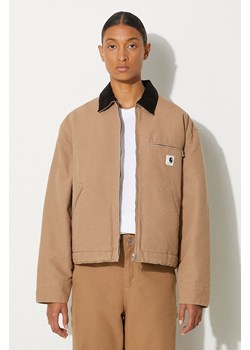 Carhartt WIP kurtka OG Detroit Jacket damska kolor beżowy przejściowa oversize I032236.2I702 ze sklepu PRM w kategorii Kurtki damskie - zdjęcie 174818282