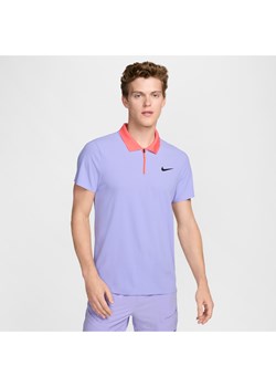 Męska koszulka polo do tenisa Dri-FIT ADV NikeCourt Slam Ultimate - Fiolet ze sklepu Nike poland w kategorii T-shirty męskie - zdjęcie 174818542