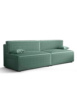 Miętowa rozkładana sofa - Lider 3X ze sklepu Edinos.pl w kategorii Sofy i kanapy - zdjęcie 174823470