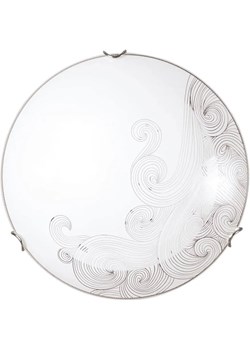 Szklany plafon ze zdobieniami 40 cm - S917-Balia ze sklepu Edinos.pl w kategorii Lampy sufitowe - zdjęcie 174823504