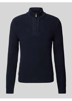 Sweter z dzianiny ze stójką ze sklepu Peek&Cloppenburg  w kategorii Swetry męskie - zdjęcie 174830352