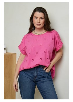 Curvy Lady Koszulka w kolorze różowym ze sklepu Limango Polska w kategorii Bluzki damskie - zdjęcie 174830824