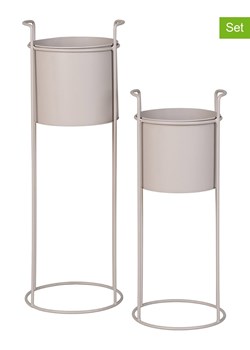 House Nordic Stojaki (2 szt.) &quot;Rabo&quot; w kolorze beżowym na rośliny ze sklepu Limango Polska w kategorii Doniczki i osłonki - zdjęcie 174830833