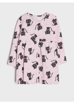 Sinsay - Sukienka w kotki - fioletowy ze sklepu Sinsay w kategorii Sukienki niemowlęce - zdjęcie 174837623