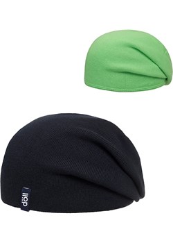 Döll Dwustronna czapka beanie w kolorze granatowo-zielonym ze sklepu Limango Polska w kategorii Czapki dziecięce - zdjęcie 174838534