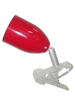 lampka Czerwona LED klips Tugeru ze sklepu Edinos.pl w kategorii Lampy stołowe - zdjęcie 174839010