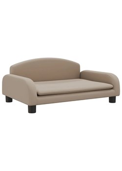 2-osobowa sofa dziecięca cappuccino - Velira 4X ze sklepu Edinos.pl w kategorii Meble dziecięce - zdjęcie 174840380