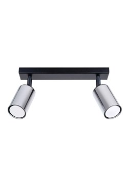 Podwójna lampa sufitowa reflektorowa czarny + chrom - A570 W7-C03 ze sklepu Edinos.pl w kategorii Lampy podłogowe - zdjęcie 174840453