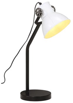 Retro lampa stołowa biała M001 - Nona ze sklepu Edinos.pl w kategorii Lampy stołowe - zdjęcie 174840612