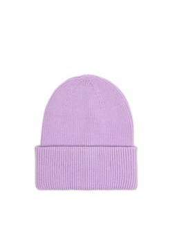 Cropp - Różowa czapka beanie z dodatkiem wiskozy - różowy ze sklepu Cropp w kategorii Czapki zimowe damskie - zdjęcie 174842794