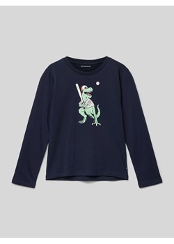 Bluzka o kroju regular fit z długim rękawem i nadrukiem z motywem ze sklepu Peek&Cloppenburg  w kategorii T-shirty chłopięce - zdjęcie 174845194