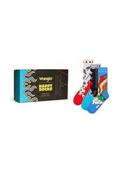 Happy Socks skarpetki Wrangler 3-Pack Wrangled Gift 3-pack P002273 ze sklepu ANSWEAR.com w kategorii Skarpetki damskie - zdjęcie 174847510