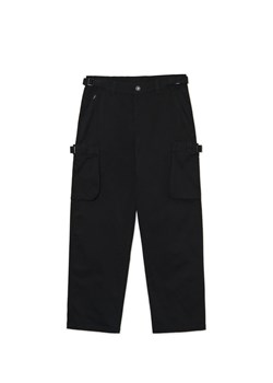 Cropp - Czarne spodnie loose z regulacją - czarny ze sklepu Cropp w kategorii Spodnie męskie - zdjęcie 174848862