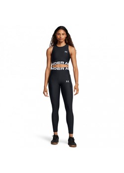 Damskie legginsy treningowe Under Armour Heatgear Rib Legging - czarne ze sklepu Sportstylestory.com w kategorii Spodnie damskie - zdjęcie 174849273