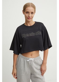 Reebok Classic t-shirt damski kolor czarny 100205753 ze sklepu ANSWEAR.com w kategorii Bluzki damskie - zdjęcie 174851181