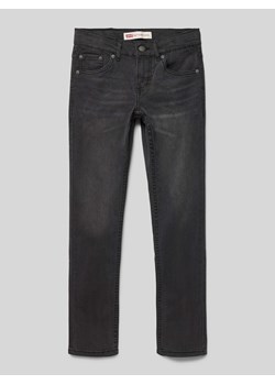 Jeansy o kroju slim fit z 5 kieszeniami ze sklepu Peek&Cloppenburg  w kategorii Spodnie chłopięce - zdjęcie 174852493