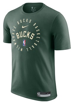 T-shirt męski Nike Dri-FIT NBA Milwaukee Bucks - Zieleń ze sklepu Nike poland w kategorii T-shirty męskie - zdjęcie 174852731