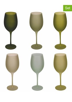 Villa d´Este Kieliszki (6 szt.) &quot;Happy Hour&quot; w kolorze zielonym - 650 ml ze sklepu Limango Polska w kategorii Kieliszki - zdjęcie 174852910