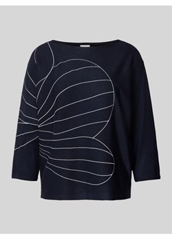 Sweter z dzianiny o kroju comfort fit z rękawami nietoperzowymi ze sklepu Peek&Cloppenburg  w kategorii Swetry damskie - zdjęcie 174855832