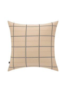 BOSS poszewka na poduszkę bawełniana BOSSCHEC Beige 65 x 65 cm ze sklepu ANSWEAR.com w kategorii Pościele - zdjęcie 174857872