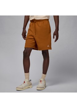 Spodenki męskie Jordan Brooklyn Fleece - Brązowy ze sklepu Nike poland w kategorii Spodenki męskie - zdjęcie 174870294