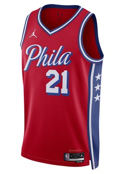 Koszulka męska Jordan Dri-FIT NBA Swingman Philadelphia 76ers Statement Edition - Czerwony ze sklepu Nike poland w kategorii T-shirty męskie - zdjęcie 174870353