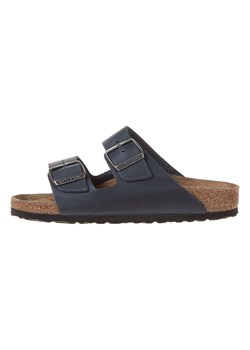 Birkenstock Skórzane klapki &quot;Arizona&quot; w kolorze granatowym ze sklepu Limango Polska w kategorii Klapki damskie - zdjęcie 174871130