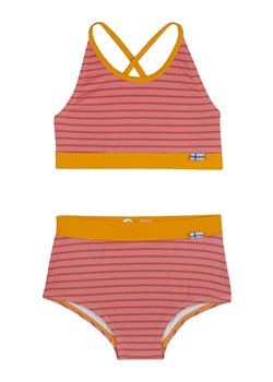 finkid Bikini &quot;Bikinit&quot; w kolorze różowo-pomarańczowym ze sklepu Limango Polska w kategorii Stroje kąpielowe - zdjęcie 174871474