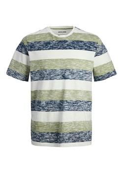 Jack &amp; Jones Koszulka w kolorze kremowo-oliwkowo-granatowym ze sklepu Limango Polska w kategorii T-shirty męskie - zdjęcie 174872444