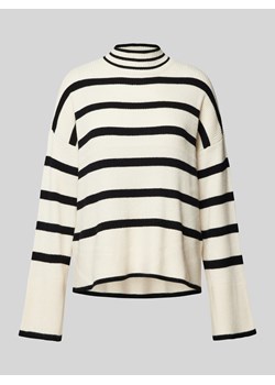 Sweter z dzianiny o kroju comfort fit z szerokimi,prążkowanymi ściągaczami ze sklepu Peek&Cloppenburg  w kategorii Swetry damskie - zdjęcie 174873673