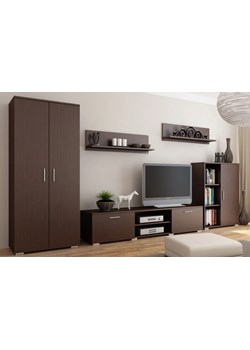 Meblościanka do salonu Armo 4X - wenge ze sklepu Edinos.pl w kategorii Szafki RTV - zdjęcie 174880672