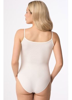 Body damskie na ramiączkach ecru Tia, Kolor ecru, Rozmiar S, Babell ze sklepu Primodo w kategorii Body damskie - zdjęcie 174883944