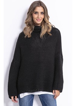 Sweter oversize czarny F811, Kolor czarny, Rozmiar S/M, Fobya ze sklepu Primodo w kategorii Swetry damskie - zdjęcie 174891924