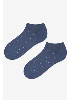 Marilyn stopki męskie jeansowe w kolorowy wzór Geometric, Kolor jeans-wzór, Rozmiar 41-45, Marilyn ze sklepu Primodo w kategorii Skarpetki męskie - zdjęcie 174900403