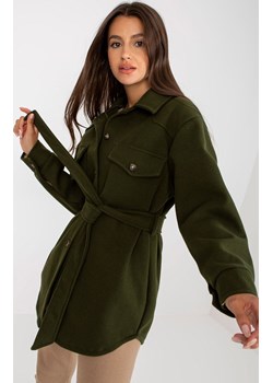 Płaszcz damski khaki EM-PL-2939.85, Kolor khaki, Rozmiar one size, City donna ze sklepu Primodo w kategorii Płaszcze damskie - zdjęcie 174901493