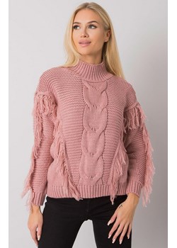 Sweter damski golf z wełny ciemnoróżowy CA-SW-3744.08, Kolor ciemnoróżowy, Rozmiar one size, Rue Paris ze sklepu Primodo w kategorii Swetry damskie - zdjęcie 174901884