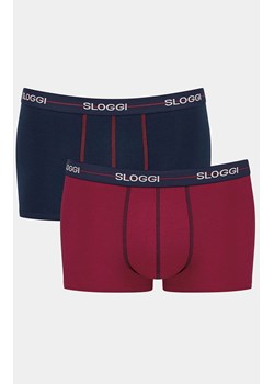 Sloggi 2-pack bokserki męskie Men Start Hipster C2P 10206968 box, Kolor granatowo-czerwony, Rozmiar L, Sloggi ze sklepu Primodo w kategorii Majtki męskie - zdjęcie 174909843