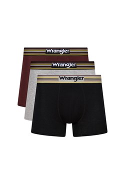 Wrangler 3-pack klasyczne bokserki męskie Ford, Kolor czarno-szaro-czerwony, Rozmiar M, Wrangler ze sklepu Primodo w kategorii Majtki męskie - zdjęcie 174914373