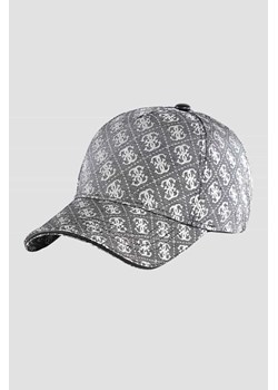 GUESS Szara logowana czapka Baseball Cap ze sklepu outfit.pl w kategorii Czapki z daszkiem damskie - zdjęcie 174918814