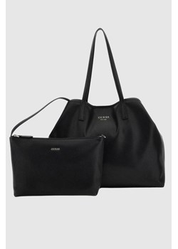 GUESS Duża czarna torebka 2 w 1 Vikky II ze sklepu outfit.pl w kategorii Torby Shopper bag - zdjęcie 174918853