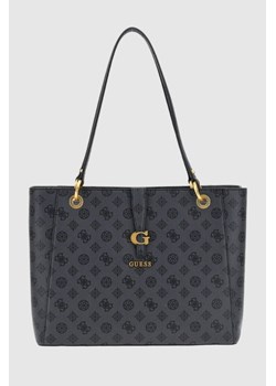 GUESS Szara shopperka Kuba Noel Tote ze sklepu outfit.pl w kategorii Torby Shopper bag - zdjęcie 174918871