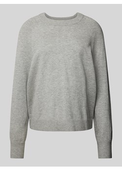 Sweter z dzianiny z okrągłym dekoltem ze sklepu Peek&Cloppenburg  w kategorii Swetry damskie - zdjęcie 174922694