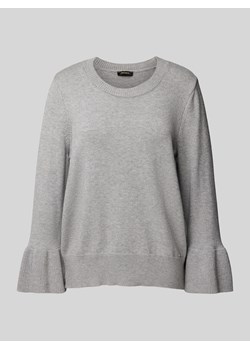 Sweter z dzianiny z rozkloszowanymi rękawami ze sklepu Peek&Cloppenburg  w kategorii Swetry damskie - zdjęcie 174923193